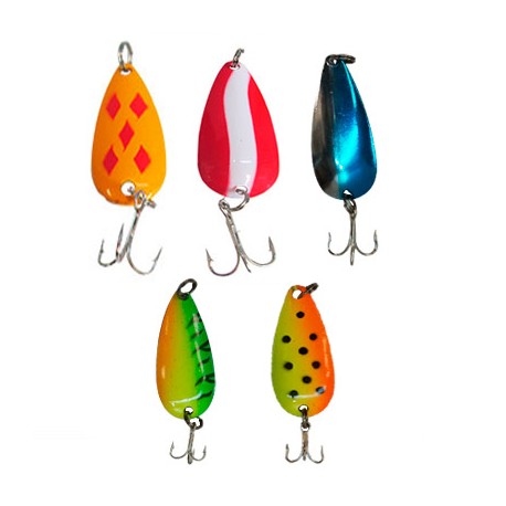 KIT CEBO DE PESCA CUCHARA SUPER SPOON SOUTH BEND. - Envío Gratuito