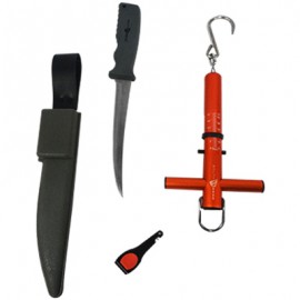 COMBO HERRAMIENTA DE PESCA CUCHILLO-BASCULA-CLIPPER SOUTH BEND. - Envío Gratuito