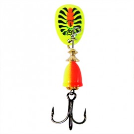 CEBO DE PESCA CUCHARITA SPINNER FIRETIGER 1/8 VIBRAX. - Envío Gratuito