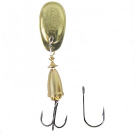 CEBO DE PESCA BLUE-FOX VIBRAX ¼ GOLD CUCHARITA SPINNER. - Envío Gratuito