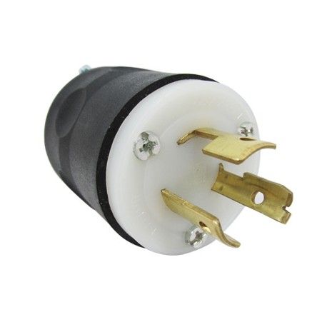 CLAVIJA MEDIA VTA 3P 3H 20A - 125/250V LEVITON. - Envío Gratuito