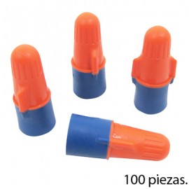 CONECTOR DE RESORTE AZUL/NARANJA O/B MAS  3M 100-PK. - Envío Gratuito