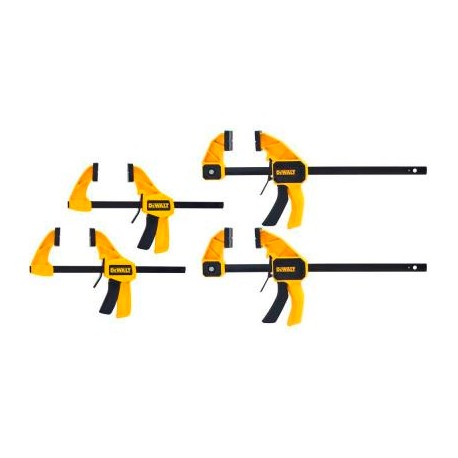 PRENSA DE GATILLO 4-PK 2-6 pulgadas /2-12 pulgadas DEWALT - Envío Gratuito