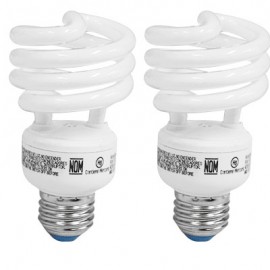 FOCO AHORRADOR ESPIRAL LUZ CALIDA DE 19 WATTS 2 PK WESTINGHOUSE - Envío Gratuito