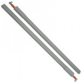 GUARDACUERPOS LONGITUDINAL ANTARO GRIS 65 CM ZRG.587RSIC BLUM. - Envío Gratuito